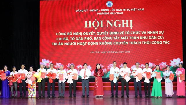 Phường trung tâm Đà Nẵng giảm 332 xuống 51 tổ dân phố,500 cán bộ thôi nhiệm vụ- Ảnh 2.
