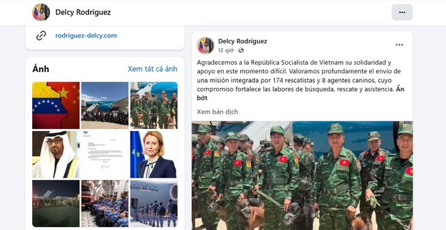 Tổng thống l&acirc;m thời Venezuela cảm ơn Việt Nam hỗ trợ cứu hộ nạn nh&acirc;n động đất - Ảnh 1.