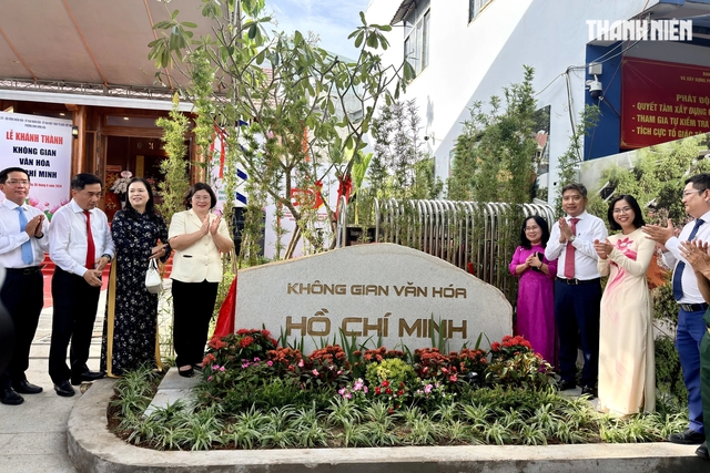 Hơn 6.000 lượt đóng góp xây Không gian văn hóa Hồ Chí Minh phường Bình Hưng Hòa - Ảnh 1.