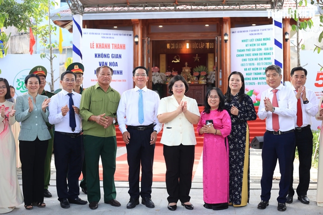 Hơn 6.000 lượt đóng góp xây Không gian văn hóa Hồ Chí Minh phường Bình Hưng Hòa - Ảnh 3.