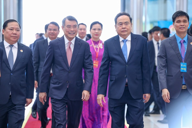 Tổng B&iacute; thư, Chủ tịch nước T&ocirc; L&acirc;m dự Đại hội XIV C&ocirc;ng đo&agrave;n Việt Nam- Ảnh 2.