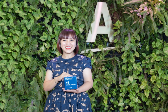 Amway Việt Nam lập c&uacute; đ&uacute;p giải thưởng nhờ nền tảng m&ocirc;i trường l&agrave;m việc hạnh ph&uacute;c - Ảnh 1.