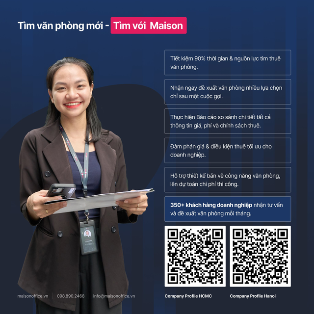 Maison Office đồng h&agrave;nh c&ugrave;ng doanh nghiệp t&igrave;m thu&ecirc; văn ph&ograve;ng ph&ugrave; hợp - Ảnh 1.