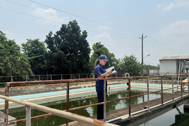 Người phụ nữ thầm lặng giữ màu xanh cho nhà máy cao su - Ảnh 1.