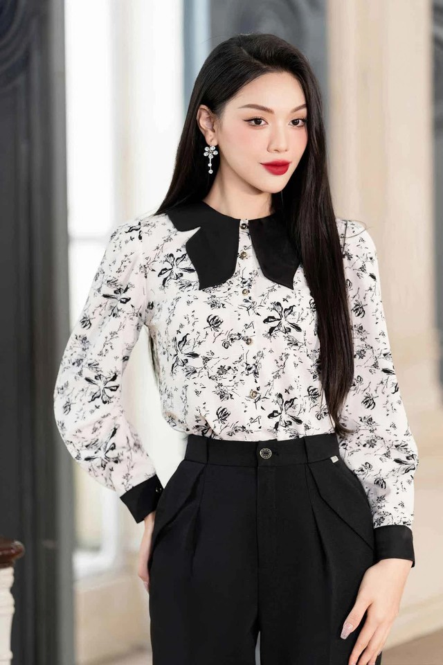 Mang chút lãng mạn vào tủ đồ cùng họa tiết hoa lá- Ảnh 1. Mang chút lãng mạn vào tủ đồ cùng họa tiết hoa lá- Ảnh 1.