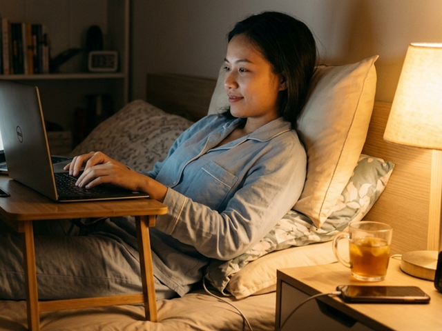 3 việc không nên làm trong 30 phút trước giờ ngủ - Ảnh 1.