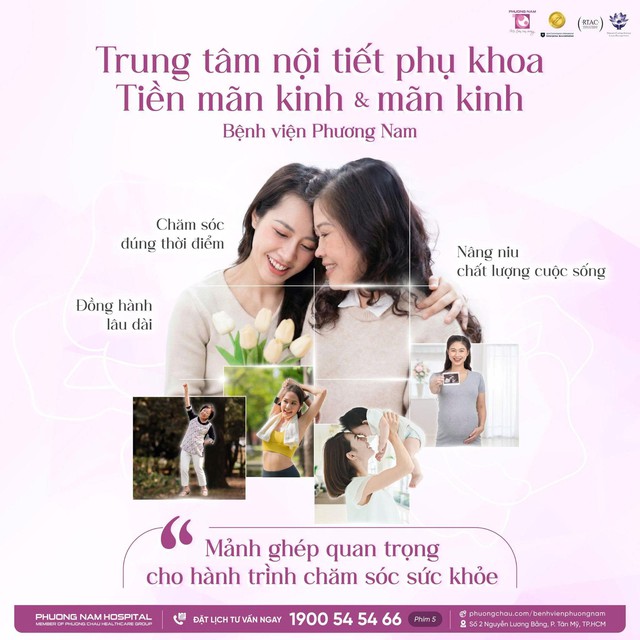 Trung tâm Nội tiết Phụ khoa & Tiền mãn kinh-Mãn kinh: Đồng hành cùng phụ nữ - Ảnh 2.