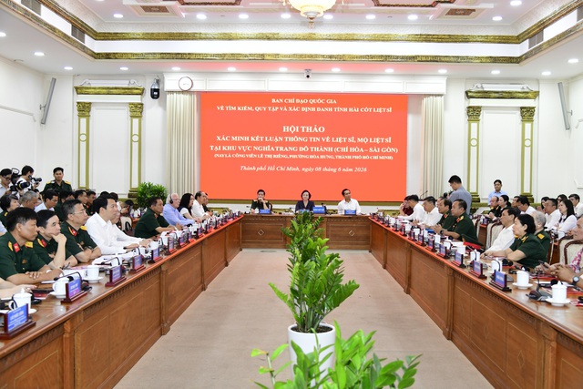 Mộ liệt sĩ tại Công viên Lê Thị Riêng: Thêm cơ sở khai quật - Ảnh 2.