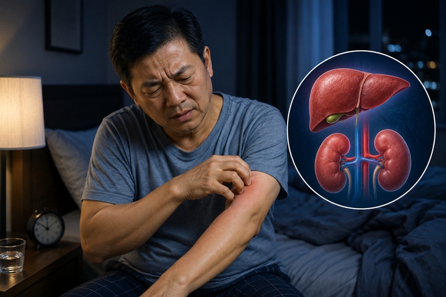 Ngứa da dai dẳng ở người lớn tuổi: Đừng vội đổ lỗi cho gan, thận - Ảnh 1.