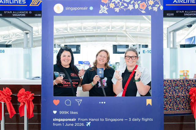 Singapore Airlines bổ sung chuyến bay thứ ba mỗi ngày giữa Hà Nội và Singapore- Ảnh 3. Singapore Airlines bổ sung chuyến bay thứ ba mỗi ngày giữa Hà Nội và Singapore- Ảnh 3.