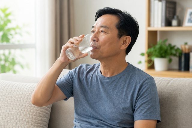 Vì sao càng lớn tuổi càng ít khát nước, nên uống bao nhiêu là đủ mỗi ngày? - Ảnh 2.