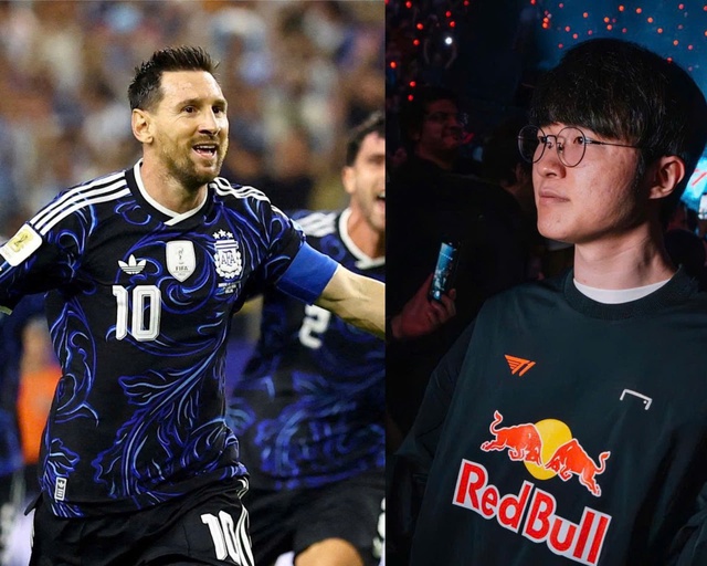 Siêu sao Hàn Quốc Faker tiết lộ thần tượng Messi: GOAT cũng mê GOAT- Ảnh 3.