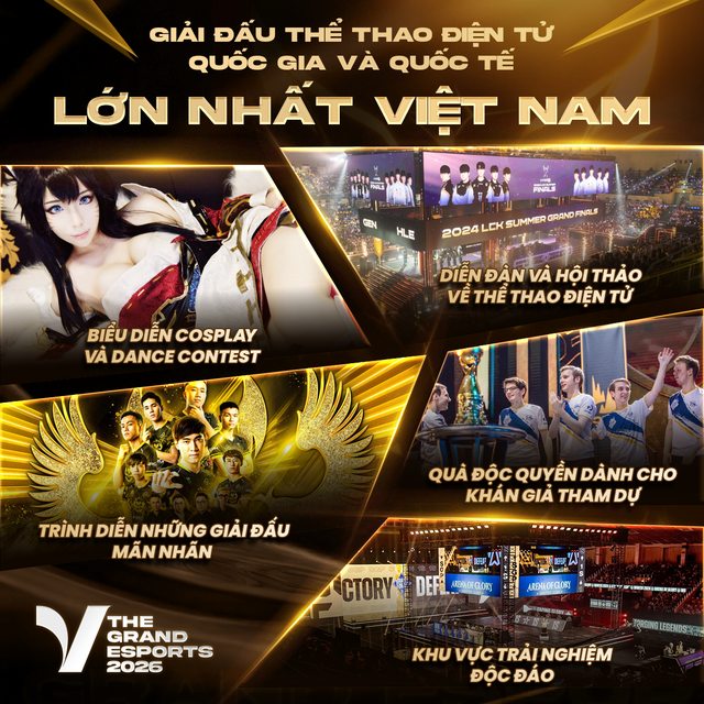 The Grand Esports 2026: Ngày hội của cộng đồng thể thao điện tử Việt Nam- Ảnh 3.