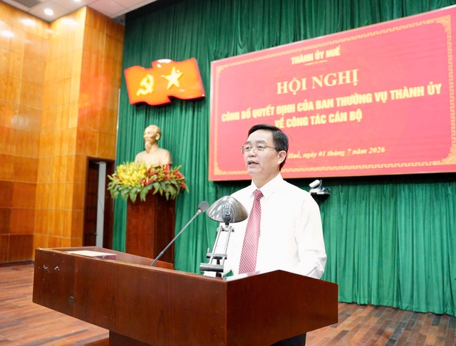 Huế điều động, bổ nhiệm nhiều giám đốc sở, ngành mới- Ảnh 2.