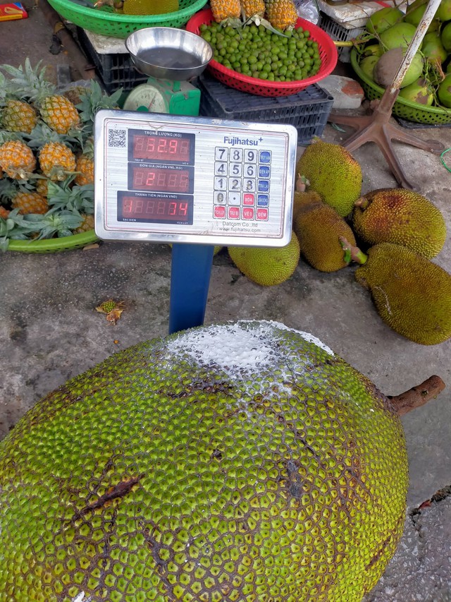Trái mít khổng lồ nặng 53 kg, bán với giá 500.000 đồng: 'Cả chợ khen ngon' - Ảnh 2.