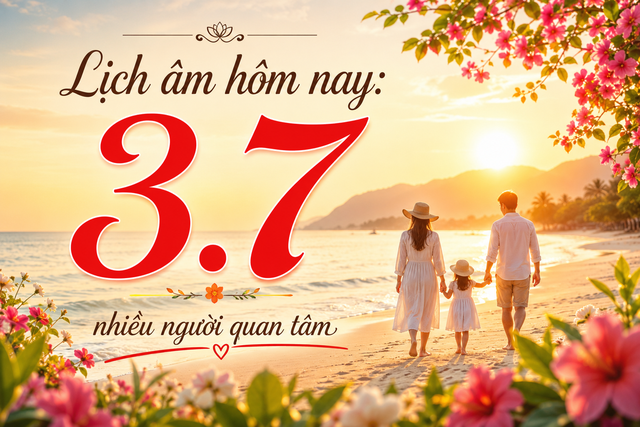 Hôm nay 3.7 là ngày gì mà nhiều người quan tâm? Lịch âm cần lưu ý gì? - Ảnh 1.