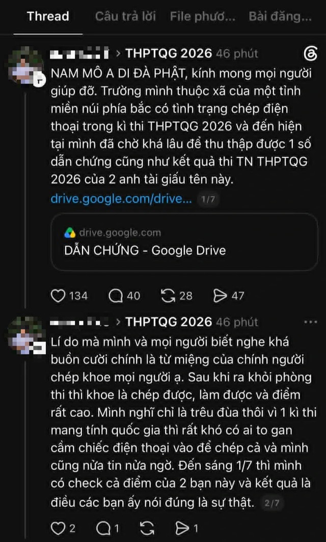 Phú Thọ phản hồi thông tin ‘2 thí sinh chép bài, thi thử 4 - 5, thi thật 9 điểm'- Ảnh 1.