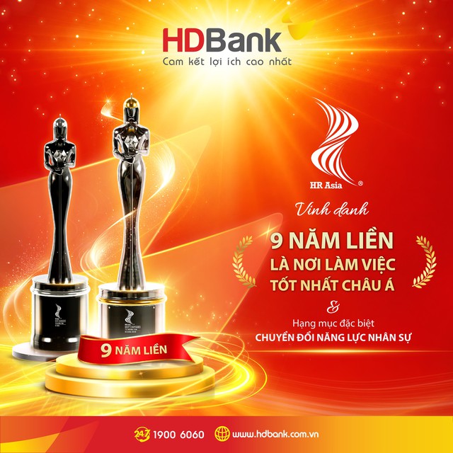 HDBank là "Nơi làm việc tốt nhất châu Á" 9 năm liên tiếp- Ảnh 1.