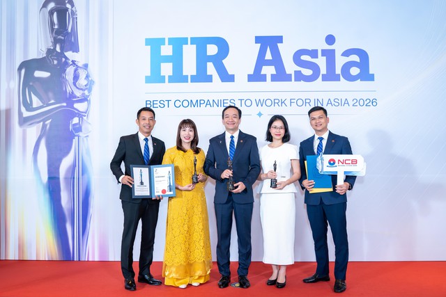 NCB thắng lớn tại HR Asia Awards 2026 với 3 giải thưởng danh gi&aacute;  - Ảnh 1.