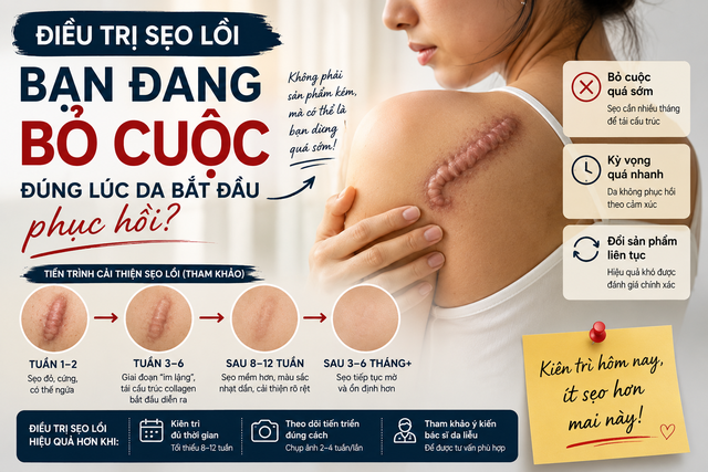 Lý do thật sự khiến nhiều người điều trị sẹo không thành công - Ảnh 1.
