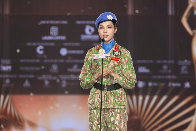 Nhan sắc nữ trung úy quân đội gây chú ý tại Miss Grand Vietnam - Ảnh 2.
