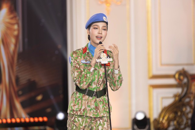 Nhan sắc nữ trung úy quân đội gây chú ý tại Miss Grand Vietnam - Ảnh 3.