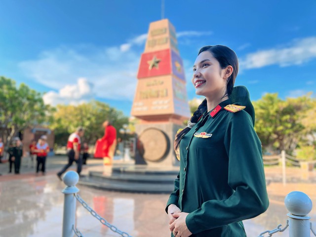 Nhan sắc nữ trung úy quân đội gây chú ý tại Miss Grand Vietnam - Ảnh 8.