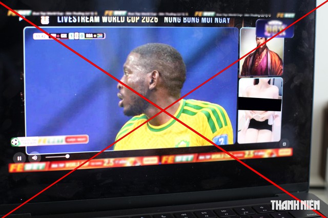 Rủi ro từ những trang web chiếu lậu World Cup - Ảnh 1.