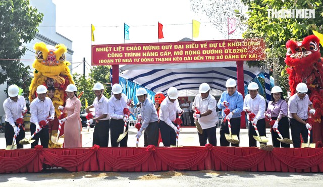 Tây Ninh gỡ 'nút thắt cổ chai' trên đường tỉnh 826C ở xã Tân Tập- Ảnh 1.