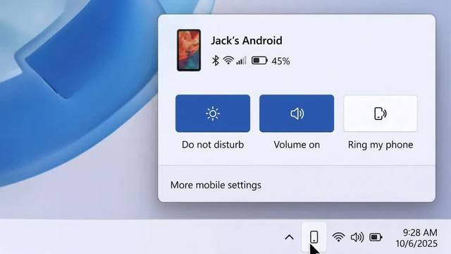 Điện thoại Android sắp kết nối một cách ấn tượng với máy tính Windows 11 - Ảnh 1.
