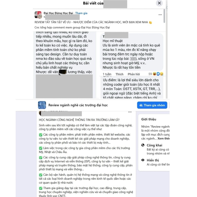 Chọn trường, ngành học có nên dựa vào các review? - Ảnh 1.