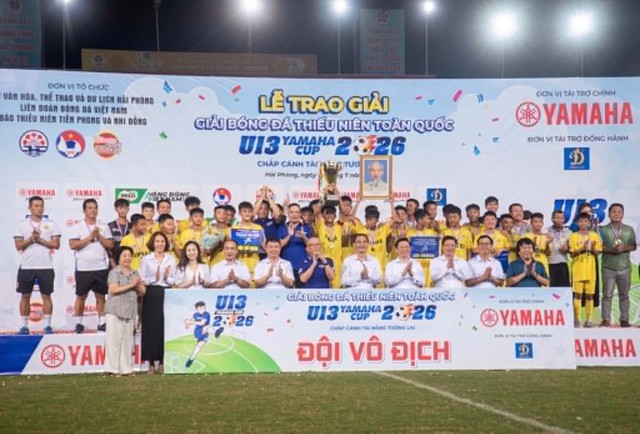'Vua giải trẻ' SLNA lần thứ 11 đăng quang giải bóng đá thiếu niên toàn quốc 2026- Ảnh 2.