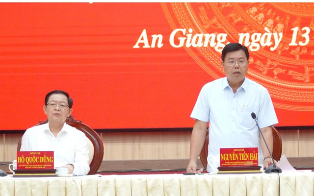 Phó thủ tướng Hồ Quốc Dũng làm việc với tỉnh An Giang về phát triển kinh tế - Ảnh 2.