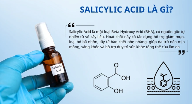 Salicylic acid là gì mà chuyên gia da liễu luôn khuyên dùng cho da dầu mụn? - Ảnh 2.