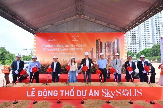 Lễ động thổ dự &aacute;n căn hộ SkySOLIS- Ảnh 2.