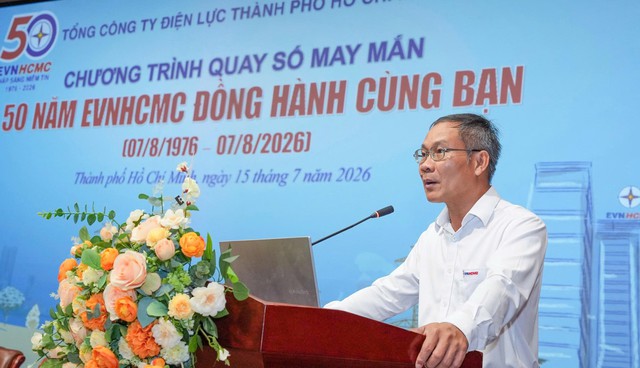 218 kh&aacute;ch h&agrave;ng tr&uacute;ng thưởng chương tr&igrave;nh '50 năm EVNHCMC đồng h&agrave;nh c&ugrave;ng bạn'- Ảnh 1.
