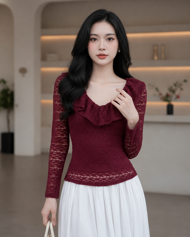 Ai cũng mặc áo cổ tim, nhưng ít người biết bí quyết này- Ảnh 4.