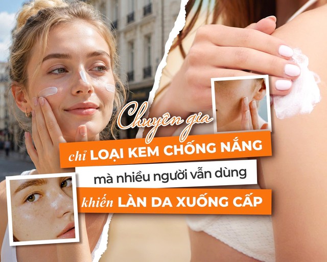 Chuyên gia chỉ ra loại kem chống nắng khiến da xuống cấp mà nhiều người vẫn dùng- Ảnh 1.