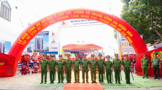 Khởi công dự án nhà ở xã hội cho lực lượng Công an nhân dân tại TP.HCM- Ảnh 2.