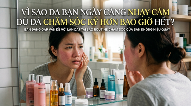 Vì sao da bạn ngày càng nhạy cảm dù đã chăm sóc kỹ hơn bao giờ hết? - Ảnh 1.