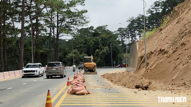 Xử lý sạt lở đèo Prenn và nhiều tuyến quốc lộ ở Lâm Đồng trước mùa mưa- Ảnh 3.