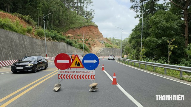 Xử lý sạt lở đèo Prenn và nhiều tuyến quốc lộ ở Lâm Đồng trước mùa mưa- Ảnh 4.