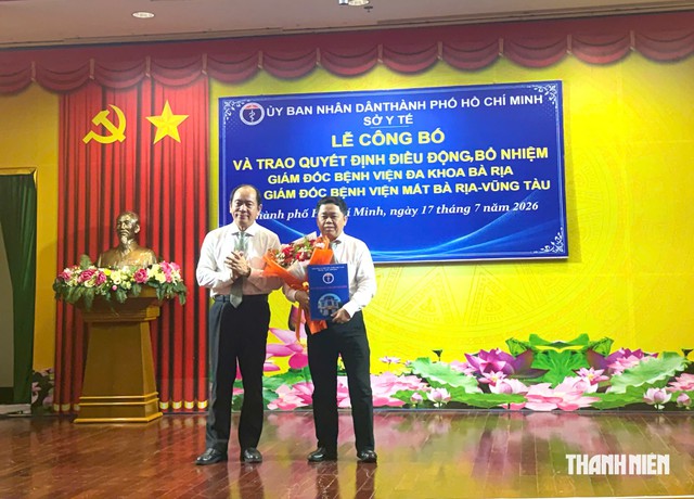 Phó giám đốc Sở Y tế TP.HCM làm Giám đốc Bệnh viện đa khoa Bà Rịa - Ảnh 1.