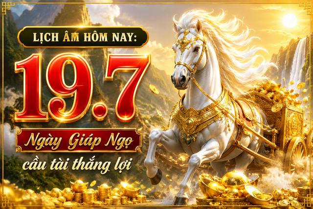 Lịch âm hôm nay 19.7 ngày Giáp Ngọ 'cầu tài may mắn'; dương lịch có ngày lạ - Ảnh 1.