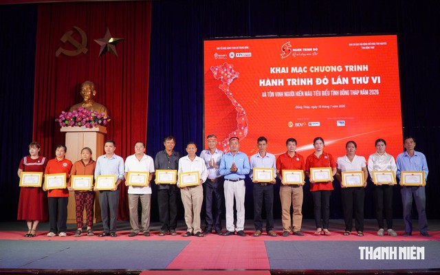 H&agrave;nh tr&igrave;nh Đỏ lan tỏa nghĩa cử hiến m&aacute;u t&igrave;nh nguyện tại Đồng Th&aacute;p- Ảnh 3.
