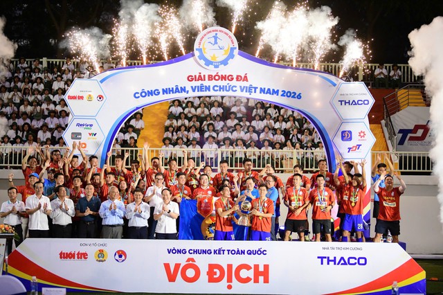 Lộ diện nhà vô địch giải bóng đá công nhân, viên chức Việt Nam 2026- Ảnh 1.