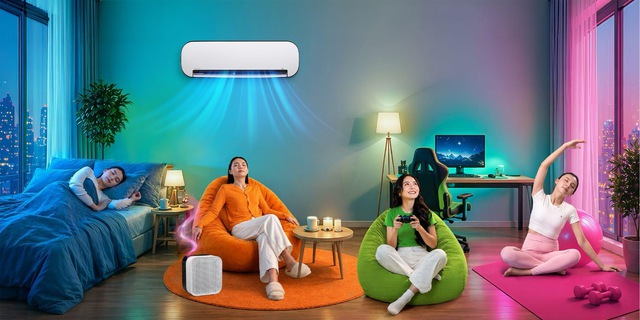 Điều hòa AIR CREATOR: Môi trường sống được tạo nên từ ánh sáng, âm thanh, không khí - Ảnh 1.