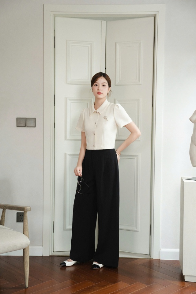 Tự tin sải bước xuống phố cùng quần ống suông- Ảnh 3.