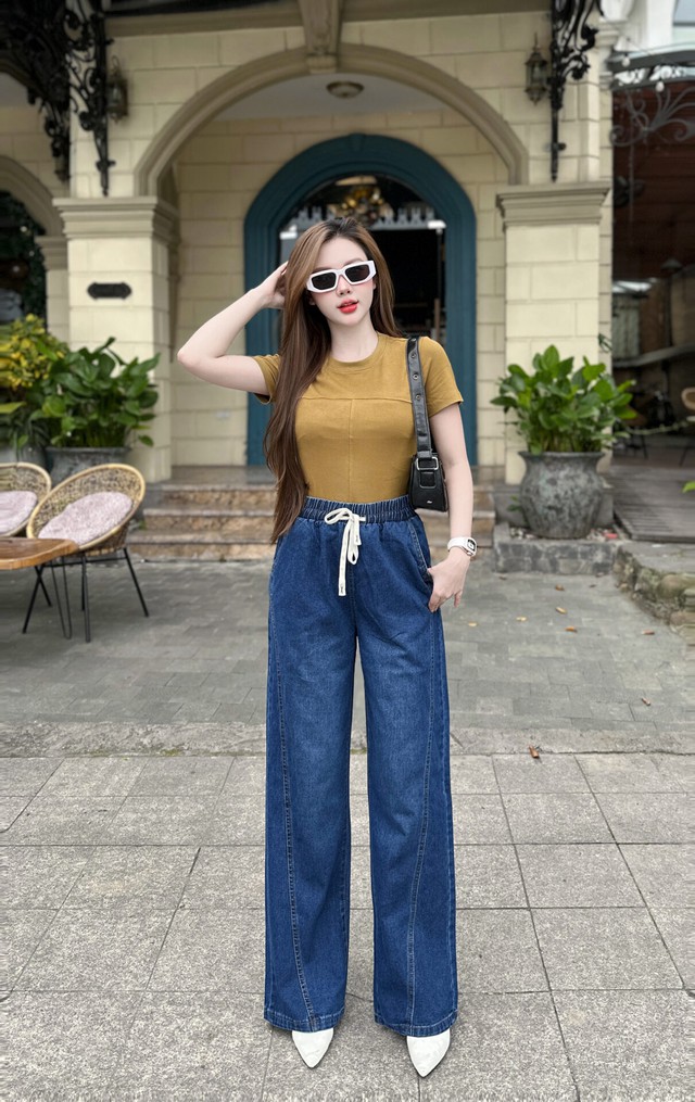 Tự tin sải bước xuống phố cùng quần ống suông- Ảnh 8.