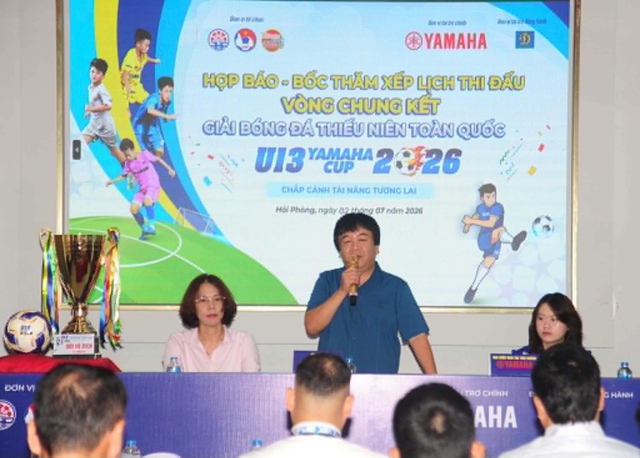 Khởi tranh giải bóng đá thiếu niên toàn quốc 2026 tại Hải Phòng- Ảnh 1.